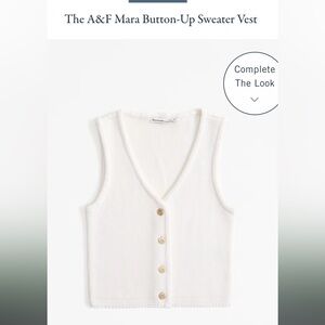 Abercrombie sweater vest
